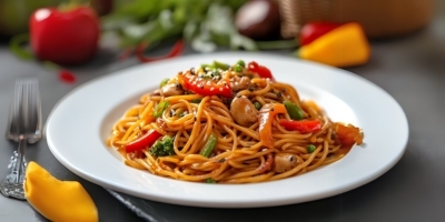 Stir Fry Spaghetti